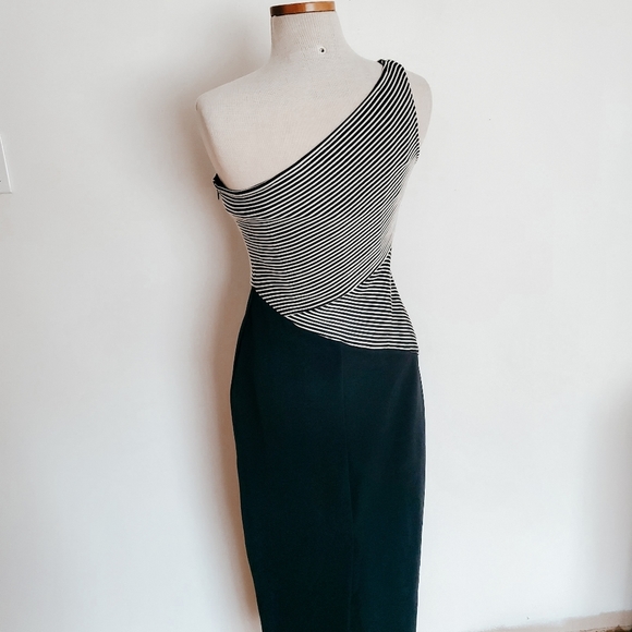 Vintage Alex evenings single shoulder dress - Picture 5 of 7